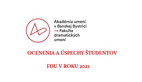 Ocenenia a úspechy študentov v roku 2021